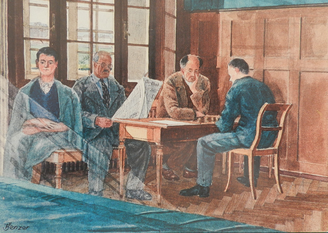Fritz Jenzer Postkarte