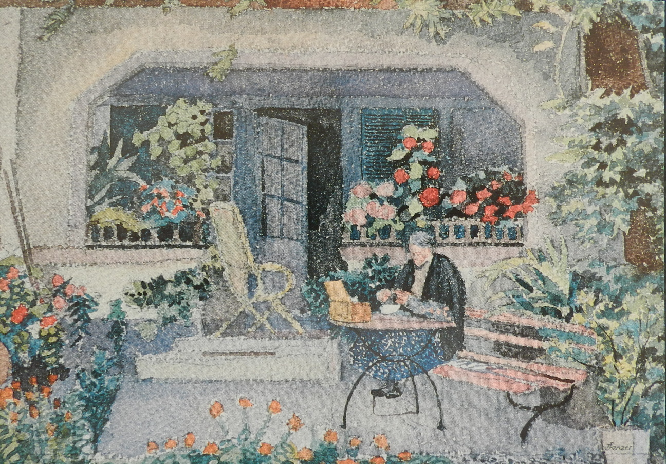 Fritz Jenzer Postkarte