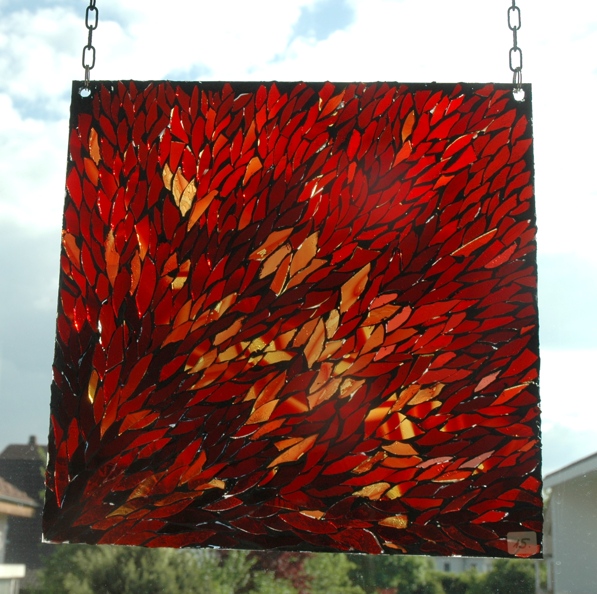 Glasbild von Elisabeth Mayer-Hofer (Kunst aus Glas)